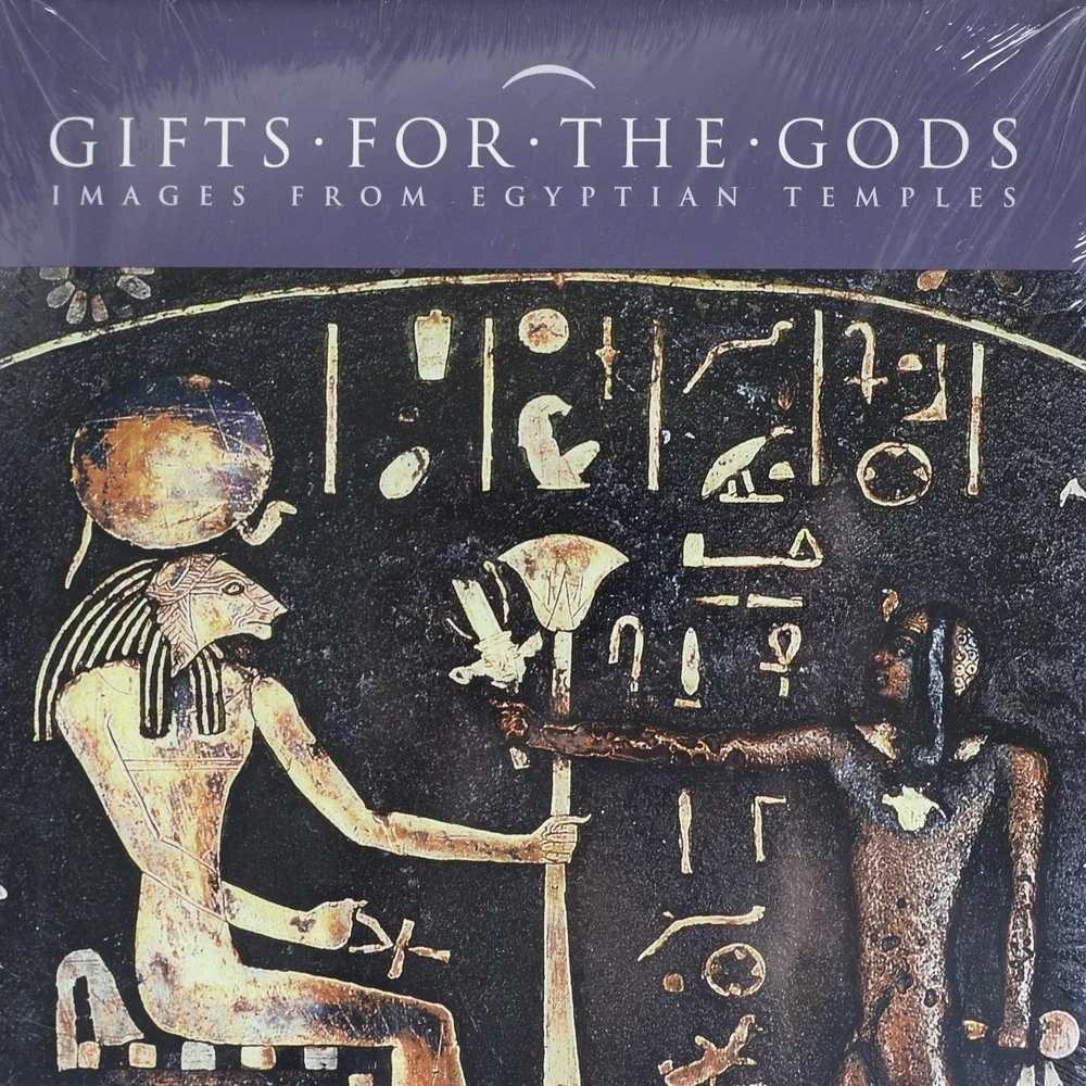 Gifts For The Gods Egyptian Temples Marsha Hill HC DJ Purple Art Book Schorsch